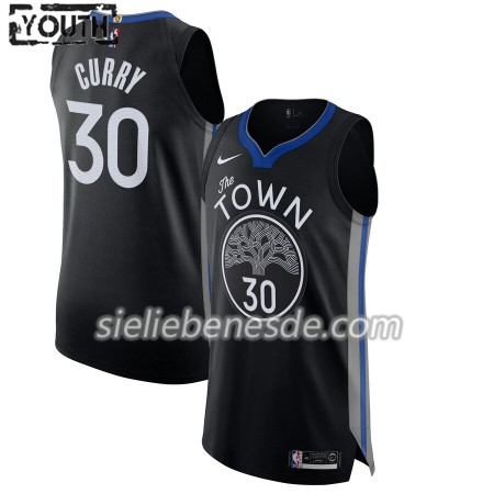 Kinder NBA Golden State Warriors Trikot Stephen Curry 30 Nike 2019-2020 City Edition Swingman